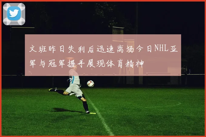 文班昨日失利后迅速离场今日NHL亚军与冠军握手展现体育精神